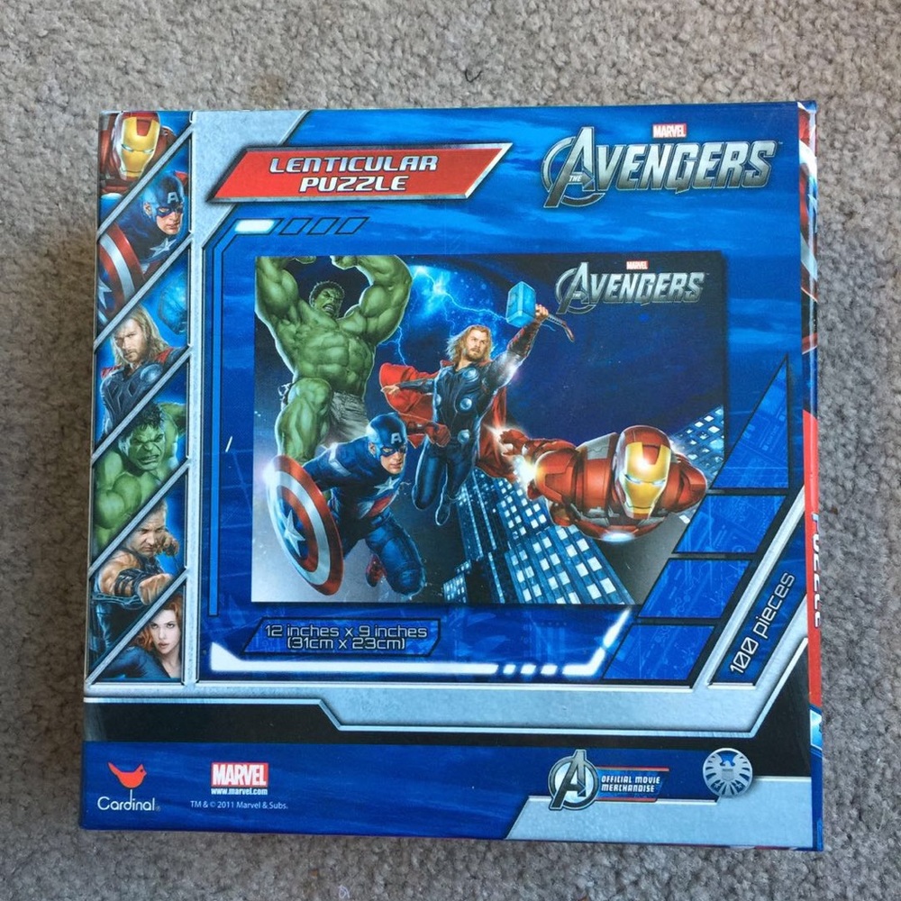 Marvel avengers 100 pieces puzzle